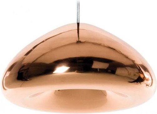 Deckenlampe - Hängeleuchte aus verchromtem Metall - 30 cm - Nullify Bronze