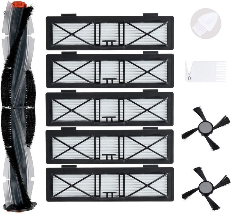 Ersatzteilset kompatibel mit Neato D-Serie D75 D80 D85 Connected D3 D4 D5 D6 D7 Roboter, 1 Bürstenreinigungswerkzeug, 1 ...
