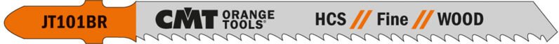 JT101BR-5 5 HCS-Bügelsägeblätter für Holz 100 x 2,5 x 10 TPI (Gerade/Fein)