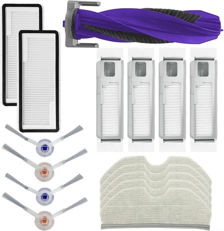 Für Narwhal Freo x Plus Wichtigsten Seite Pinsel Hepa-Filter Mopp Tuch