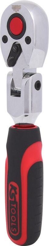 Thumbnail - Ks tools 1/4' CHROMEplus Gelenk-Umschaltknarre, 72 Zahn ( 918.1493 )