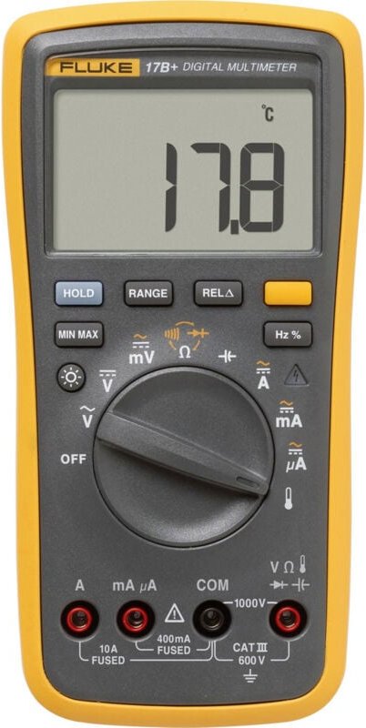 Fluke FLUKE-17B+/EUR Hand-Multimeter digital CAT III 600 V Anzeige (Counts): 4000