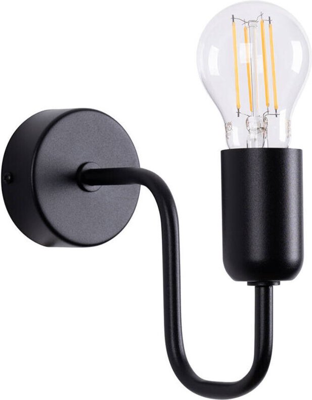 Wandleuchte vector schwarz