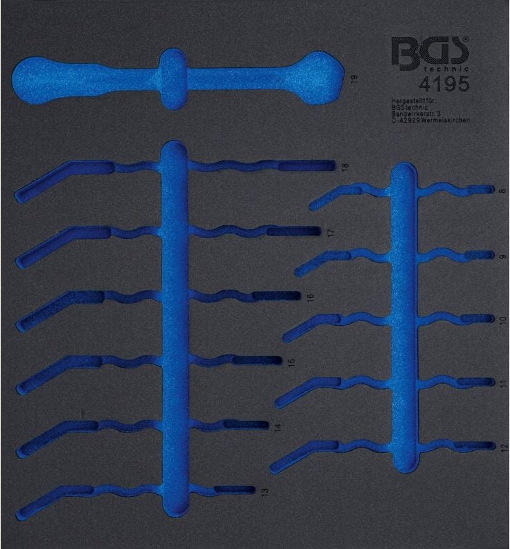 Werkstattwageneinlage 2/3 leer für Art. 4195