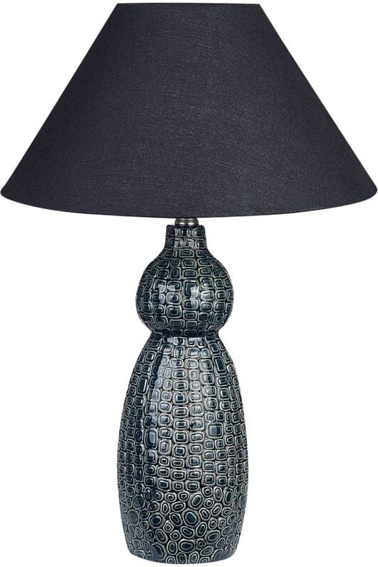 Tischlampe MATINA Keramik Schwarz