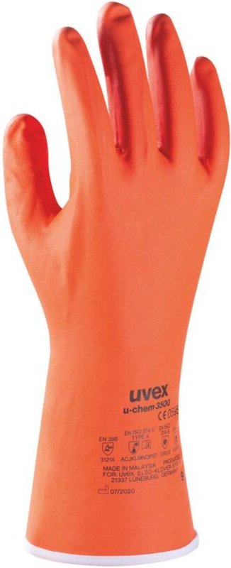 Uvex Chemikalienschutz-Handschuh-Paar uvex u-chem 3500, Handschuhgröße: 9