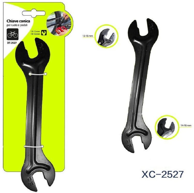 Trade Shop Traesio - Trade Shop - key a conical key for biciclect pedal rights 13-15MM und 14-16MM XC-2527 -