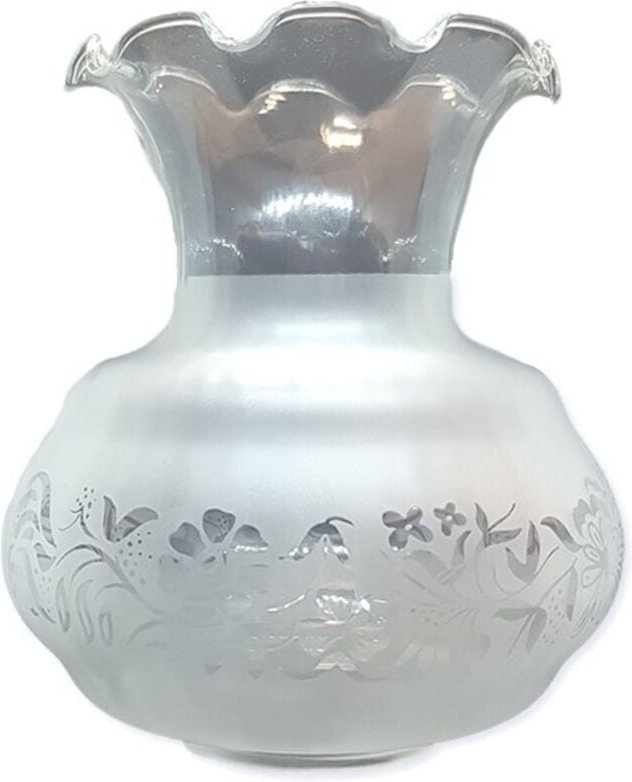 Ltde - Lampenschirm aus Glas señorita matt 14,5x12cm Mund von 5cm