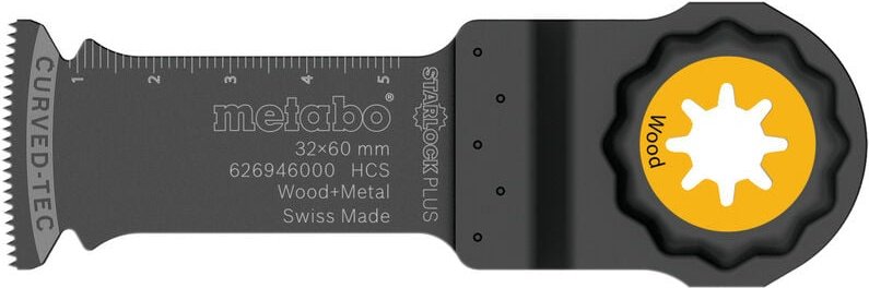 Metabo Tauchsägeblatt "Starlock Plus" Holz, HCS, 32 x 60 mm (626946000)