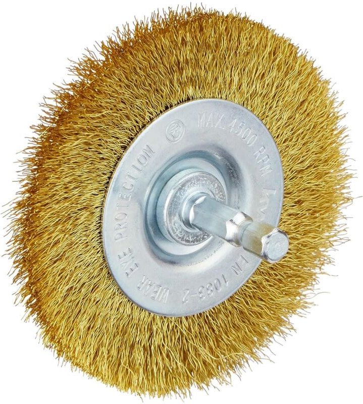 Scheibenbürste, messingdraht, gewellt 609310 1 St. - KWB