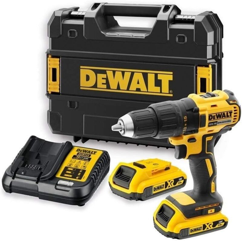 DCD777D2T-QW Bohrmaschine 1750 rpm Schraubenschlüssel 1,15 kg Gelb - Dewalt