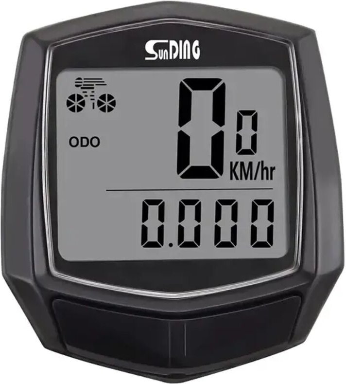 Kabelgebundener und wasserdichter digitaler Fahrradtacho, Geschwindigkeitsmesser, Kilometerzähler, Fahrradcomputer, LCD-...