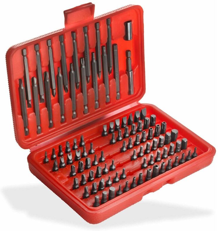 Spezial Bit Set Satz 98 teilig Bits Bitsatz Bitset Bitbox Bitsortiment Bitkoffer