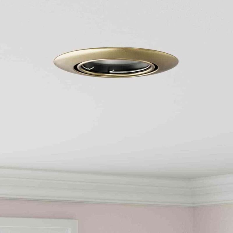 Spotlights mit Strahlern 12 pcs Messing 9 x 9 cm Metall vidaXL