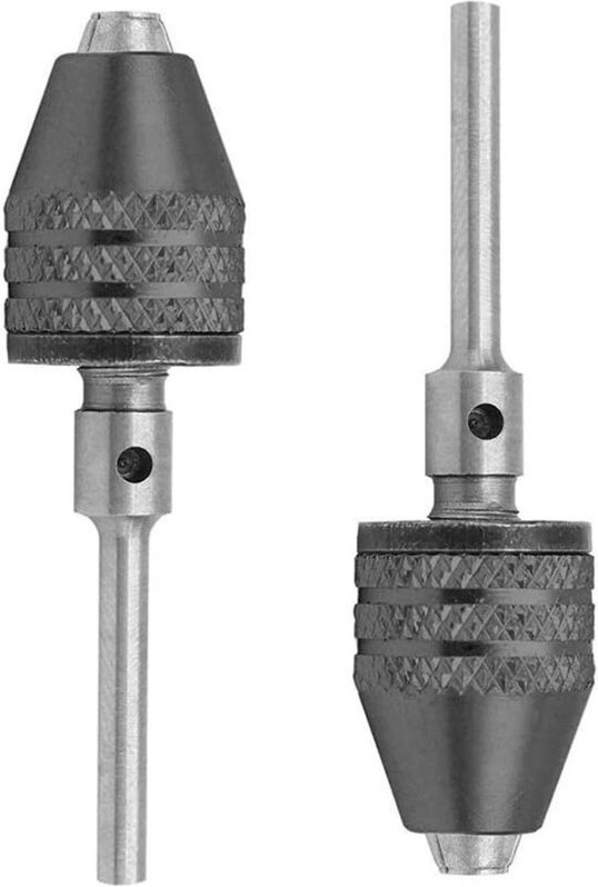 Stück Mini-Schnellspannbohrfutter 3 mm, Mini-3-Backen-Bohrfutter-Adapter, selbstspannend, Spannbereich 0,3 bis 3,4 mm fü...