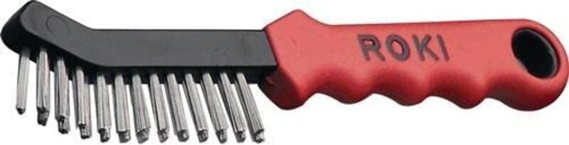 Drahtbürste roki® Länge 225 mm 0,35 mm Stahl 2-reihig