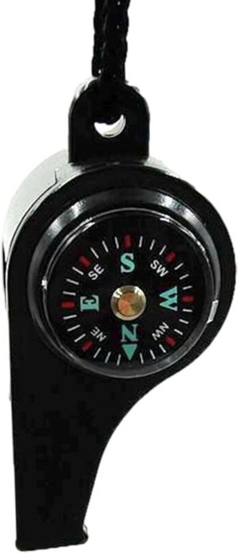 BEBUSINGOTO Notfallpfeife – Outdoor-Sicherheitsausrüstung – Überlebensrettungswerkzeug – Rettungspfeifkompass