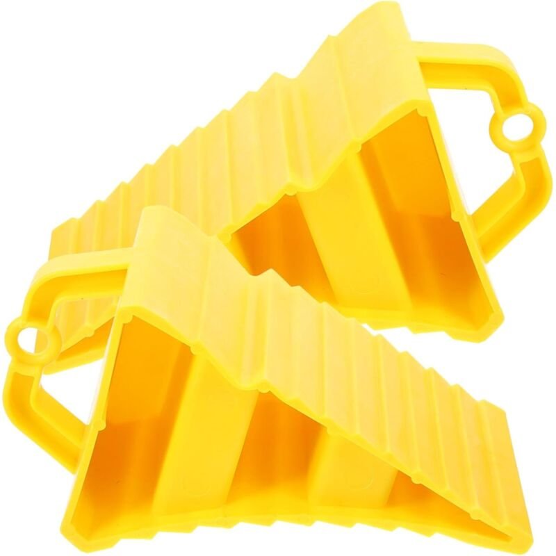 Stück Anti-Rutsch-Unterlegkeile Parkblock für Fahrzeuge und Anhänger Größe Sicherheitszubehör für Reifen