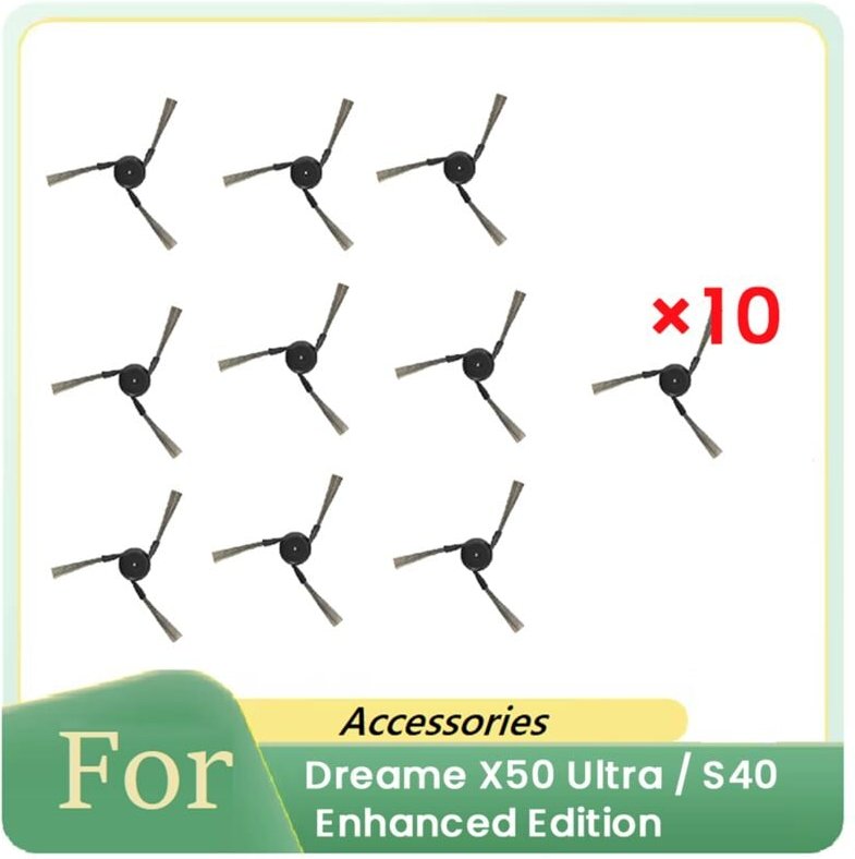 10 Stück Seitenbürsten für X50 Ultra Roboter-Staubsaugerteile