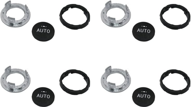 Tlily - 4X ac Klimaanlage Steuerung Drehung Knopf Schalter Reparatur Satz 61319393931 für X5 X6 F10 F07 F02 F15 F16