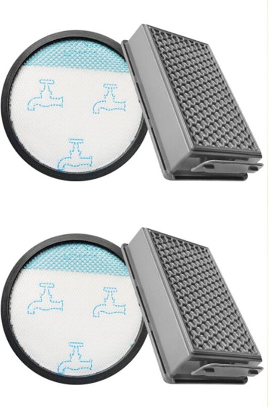 4 Filter für Moulinex Tefal Compact Power Cyclonic Staubsauger
