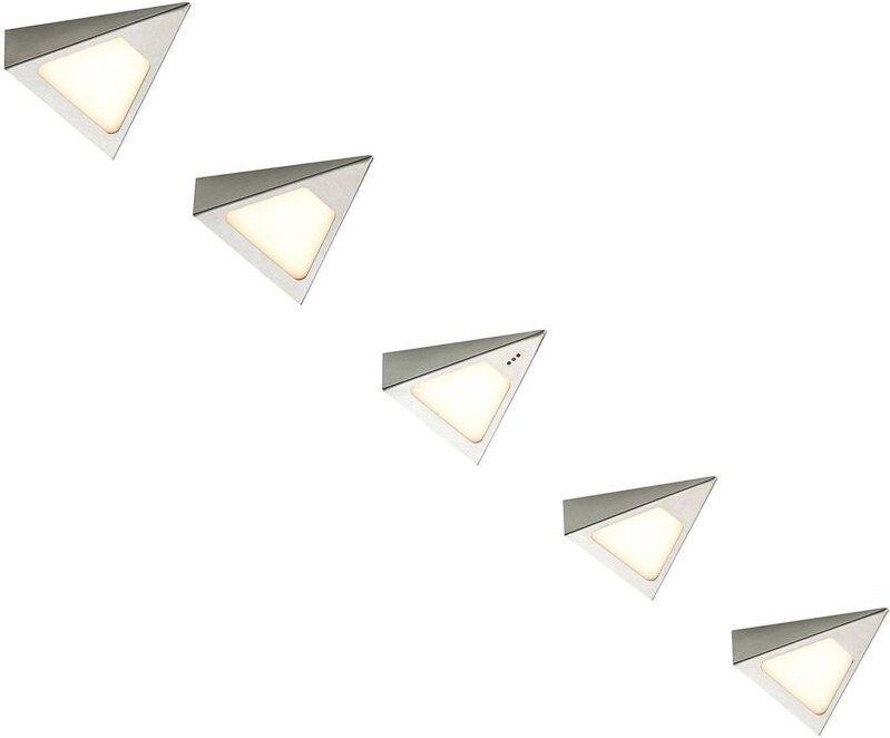 Thumbnail - Unterschrankleuchten (Unterbauleuchte) 'Odia' aus Edelstahl dimmbar mit Bewegungsmelder für Wohnzimmer & Esszimmer von P...