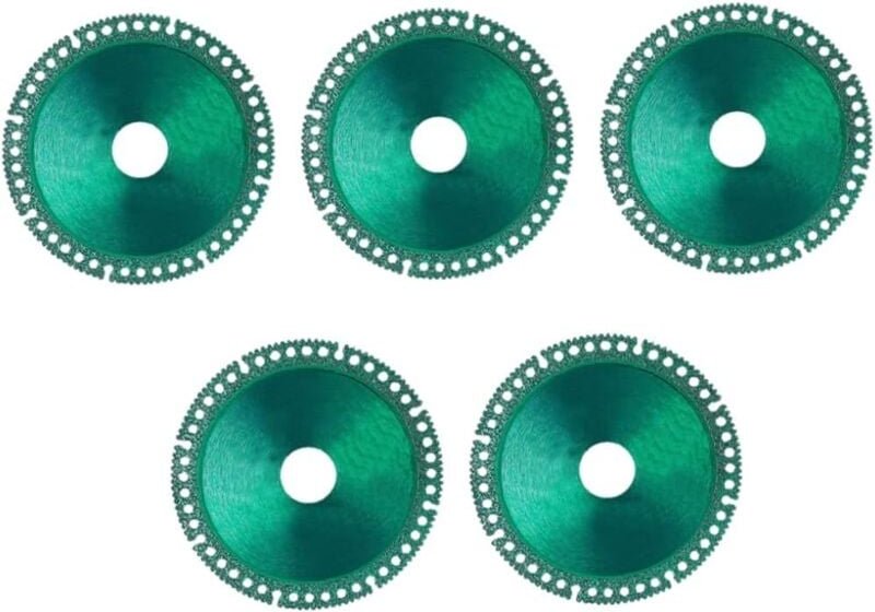 5-teiliges Verbundsägeblatt, multifunktionales Verbundsägeblatt, 2 mm, ultradünn, für Winkelschleifer, unzerstörbare Sch...