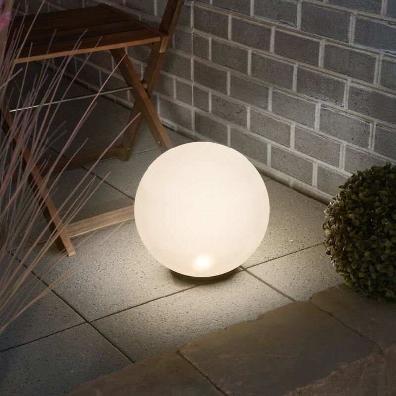 Solar Leuchtkugel ⌀30cm Fernbedienung wetterfest outdoor IP44 102640 - Esotec