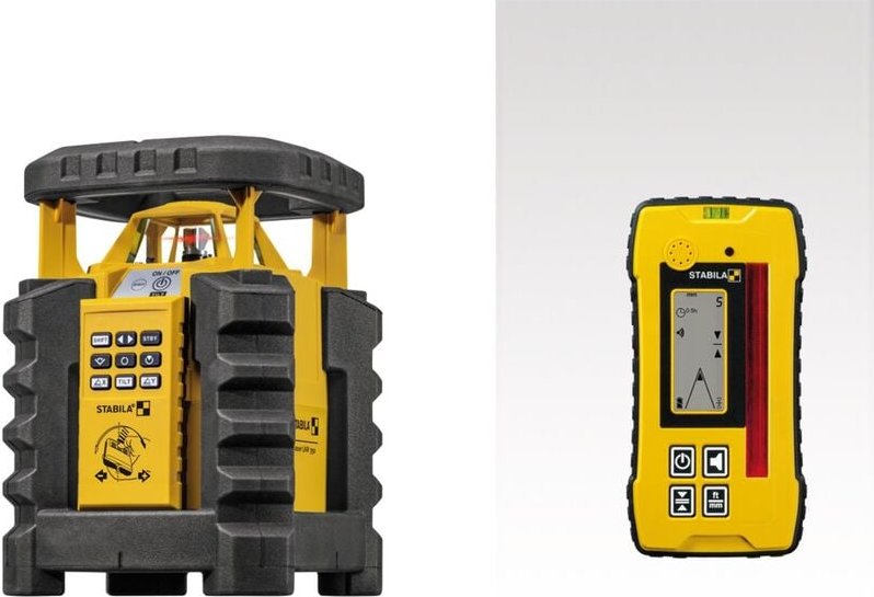 Stabila - Rotationslaser lar 350, 7-teiliges Set, Receiver, Fernbedienung, Zubehör