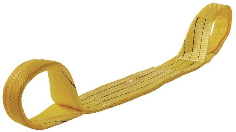 Hebeband DIN EN 1492-1 Länge 6 m gelb Tragf. einf. 3000 kg