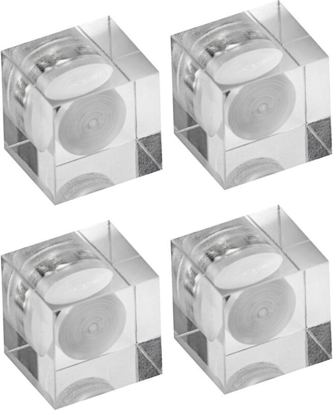 Maul Neodym Magnet (L x B x H) 1.5 x 1.5 x 1.5 cm Würfel Glasklar 4 St. 6168105