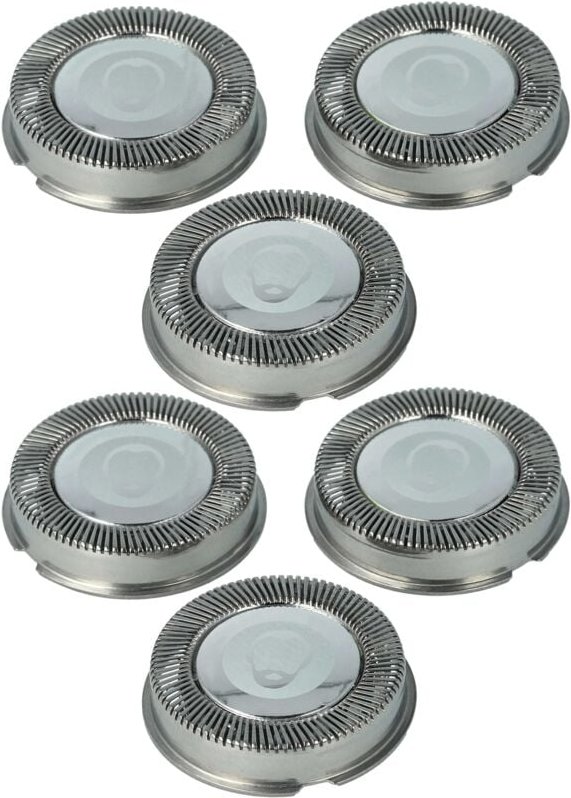 6x Ersatz-Scherköpfe kompatibel mit Philips HS165, HS250, HS135, HS155, HS255A, HS250A, HS250B, HS125, HS110 Elektrorasi...