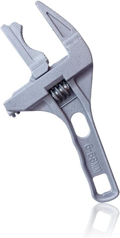 Verstellbarer Schraubenschlüssel, verstellbarer Schraubenschlüssel aus Aluminium mit großer Öffnung, 6–68 mm Badezimmers...