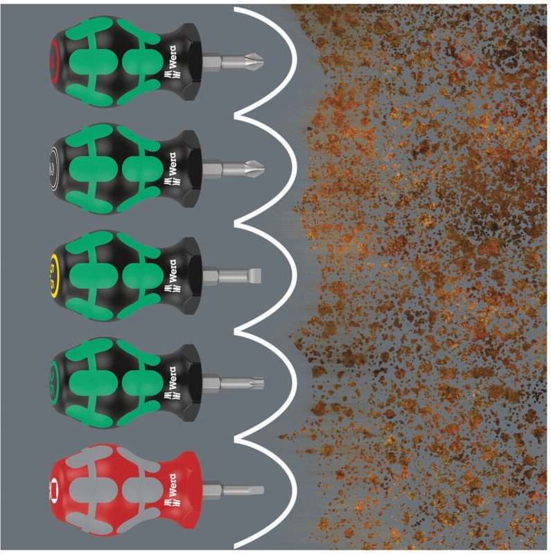 Thumbnail - Schraubendreher 335 Stubby Schneidenbreite 3,5 mm Klingenlänge 24,5 mm 2-Komponentengriff Rundklinge