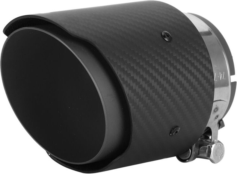 Thumbnail - Jeffergarden - Karbonfaser, 80 mm Einlass, 101 mm Auslass, Heckkehle, gerade, matte Auspuffrohrspitze, passend für Mazda...