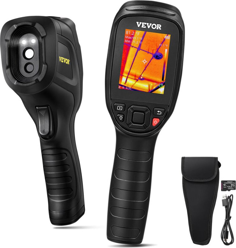 Handheld Wärmebildkamera 240x180 IR-Auflösung Infrarotkamera Thermometer 40mK Thermografie Kamera -20-550°C Thermokamera...