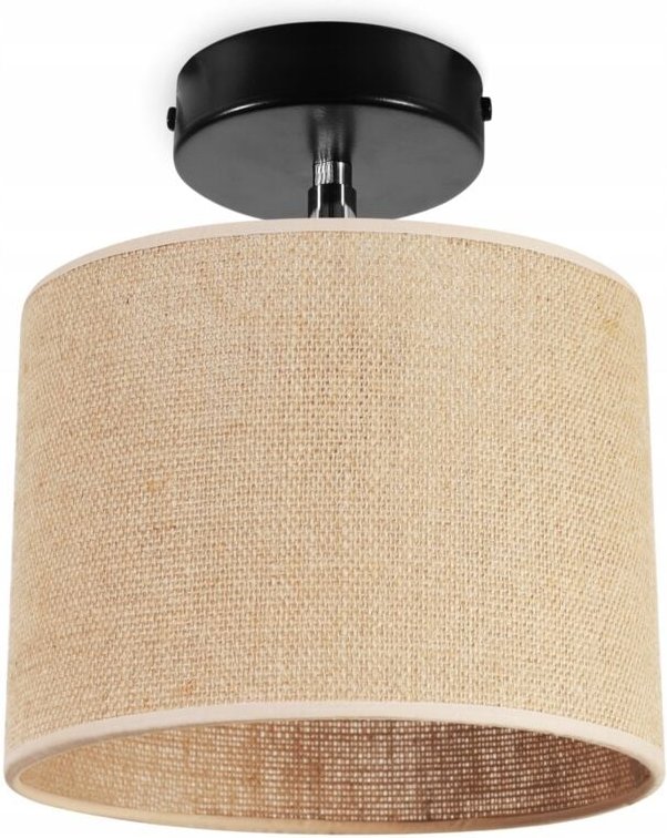 Deckenhängelampe, Jute-Lampenschirm, 20 Cm