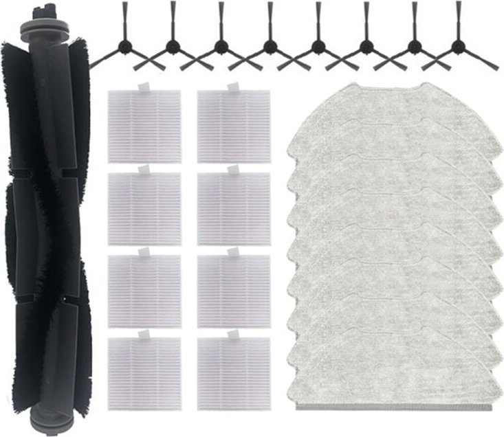 Für T20 Roboter Staubsauger Wichtigsten Seite Pinsel Hepa-Filter Mopp Tuch