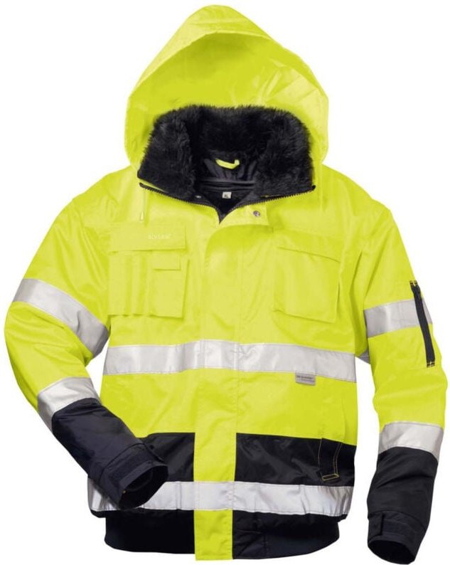 Warnjacke Siegfried, Gr. 3XL, gelb/marine - Elysee