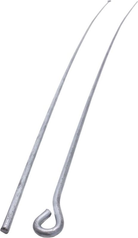 Thumbnail - Protektor - Abhängedraht mit Öse für Abhänger Trockenbau 100 Stück, Silber, Zubehör Deckenprofile, Made in Germany - 100...