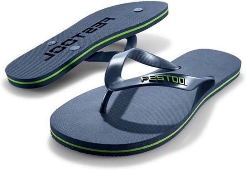 Festool Zehensandalen mit Sandabdruck TOSD-FT1-L Gr. L unisex Netzbeutel 577824