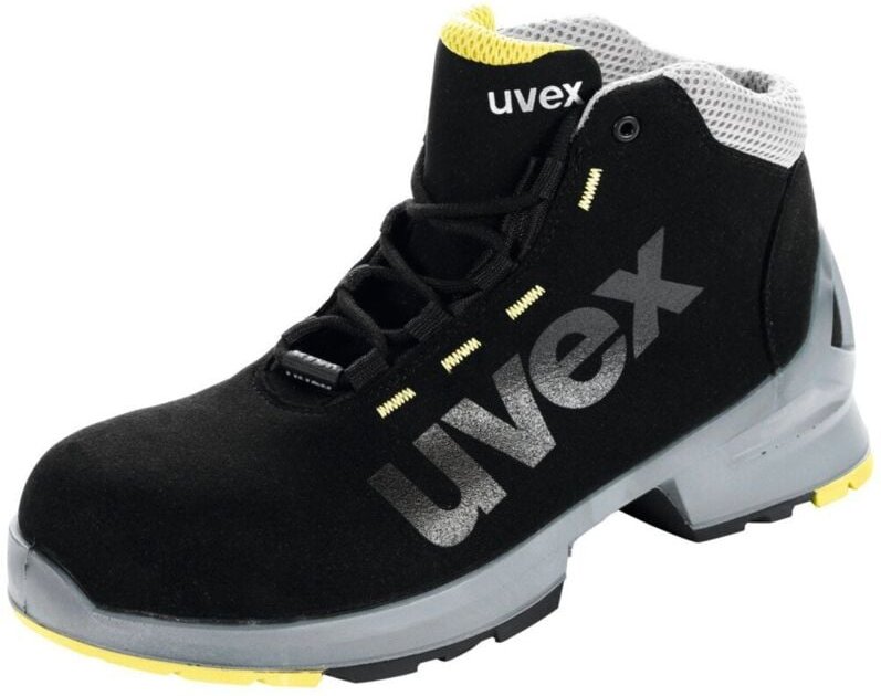 Uvex - 1 Sicherheits-Stiefel Gr.40 W11 S2 esd sr schwarz/gelb 8545.8