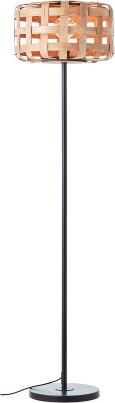 Brilliant Lampe Woodline Stehleuchte Bambus 139cm Metall/Bambus braun 1x A60, E27, 60 W