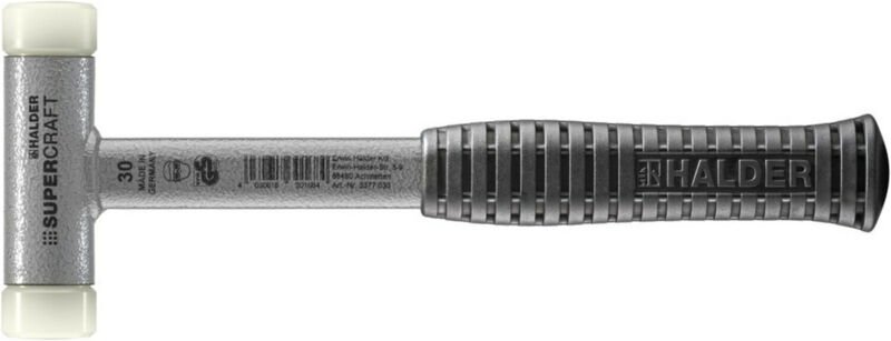 Erwin Halder Kg - SUPERCRAFT-Schonhammer, mit bruchsicherem Stahlrohrstiel und ergonomisch geformtem, rutschsicherem Gri...