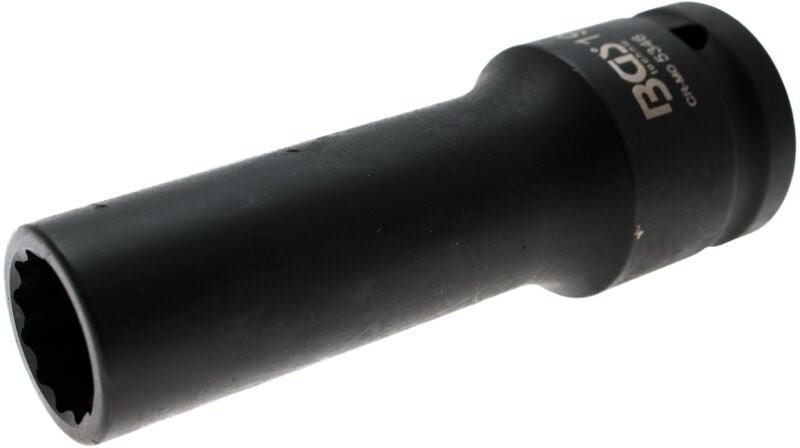 Bgs Technic - Kraft-Steckschlüssel-Einsatz Zwölfkant, tief Antrieb Innenvierkant 20 mm (3/4') sw 19 mm