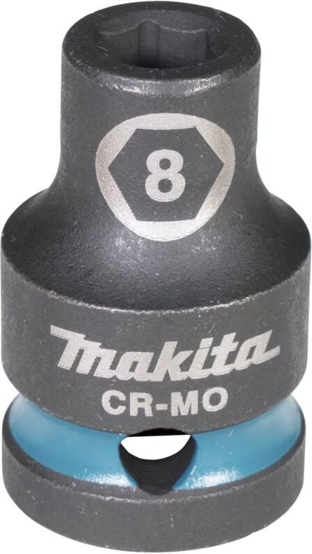 E-16047 Steckschlüssel 1/2" SW8 Impact Black kurz - Makita