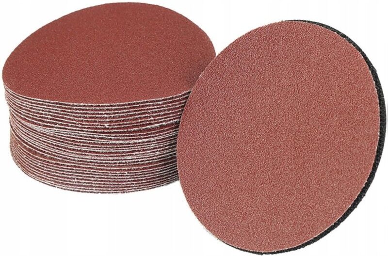 Klett-Schleifpapier 50 Stück Scheibe 125mm P180 für Exzenterschleifer