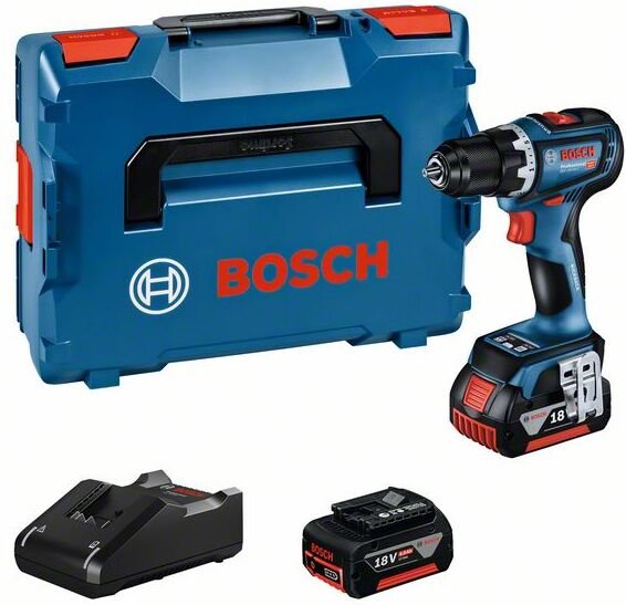 Bosch Akku-Bohrschrauber gsr 18V-90 c, 2x 5.0Ah, Ladgerät in l-boxx