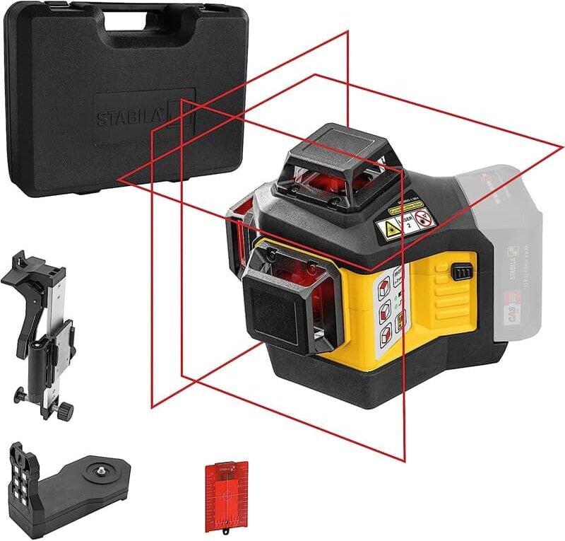 Stabila - Multilinien-Laser lax 600, 12-V, 5-teiliges Set, Universalhalterung