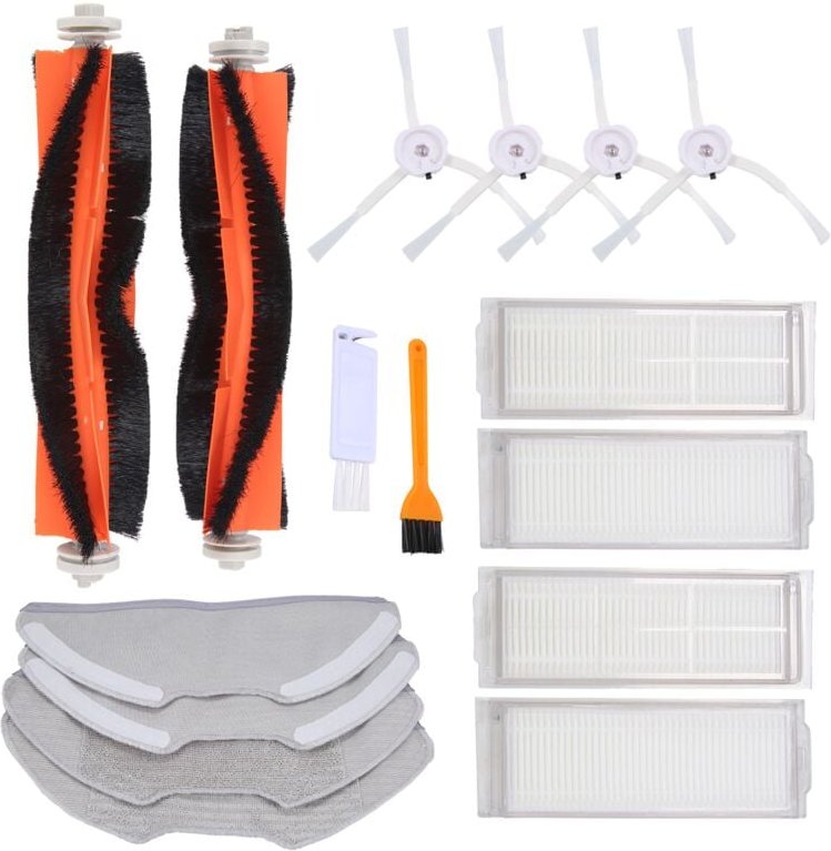 FüR Mi Robot Vacuum-Mop 2 Lite / Pro mjstl MJST1SHW Vacuum Ersatzteile HauptseitenbüRste Hepa-Filter